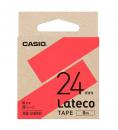 カシオ ラベルライター用テープ(赤) XB-24RD