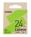 カシオ ラベルライター用テープ(黄緑) XB-24YG