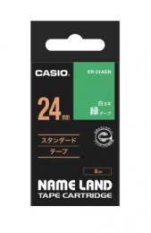 カシオ ラベルライター用テープ(緑) XR-24AGN