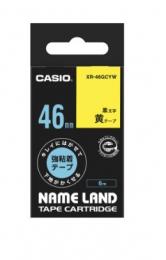 カシオ ラベルライター用テープ(黄) XR-46GCYW