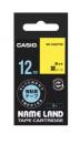カシオ ラベルライター用テープ(黄) XR-12GCYW