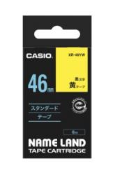 カシオ ラベルライター用テープ(黄) XR-46YW