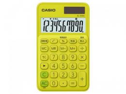 CASIO 電卓 SL-300C ライムグリーン
