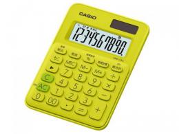 CASIO 電卓 MW-C8C ライムグリーン