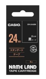 カシオ ラベルライター用テープ XR-24ABK