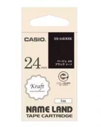 カシオ ラベルライター用テープ XR-24KRBK