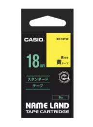 カシオ ラベルライター用テープ XR-18YW
