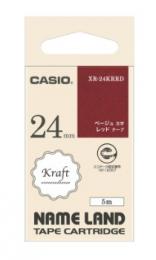 カシオ ラベルライター用テープ XR-24KRRD