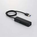 エレコム USB-Aケーブル付きメモリーカードリーダー MR3-C30BK