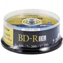 JVCケンウッド BD-R DL 6倍速 22枚組 VBR260RP22SJ5