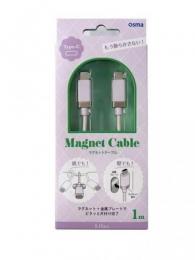 オズマ マグネット付き Type-c USBケーブル(1m) CD-CM100VL