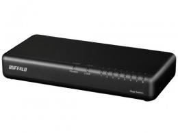 BUFFALO ネットワークハブ LSW6-GT-8NP ブラック