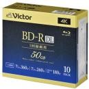 JVCケンウッド BD-R DL 6倍速 10枚組 VBR260RP10J5