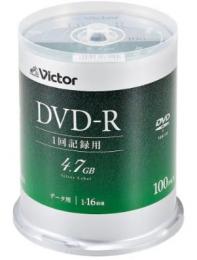 JVCケンウッド パソコン用 16倍速 DVD-R 100枚 DHR47J100SJ5