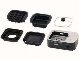 アイリスオーヤマ 減煙焼肉カセットコンロ IGC-GYNT1 チャコール