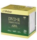 JVCケンウッド ビデオ用DVD-R 16倍速 20枚 VHR12JP20J