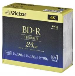 JVCケンウッド ビデオ用 BD-R 6倍速 11枚 VBR130RP11J5