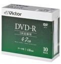 JVCケンウッド パソコン用 DVD-R 16倍速 10枚 DHR47JP10J5