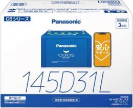 パナソニック カーバッテリー カオス N-145D31L/C8