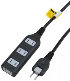 ヤザワ 電源タップ(3m) Y02S403BK