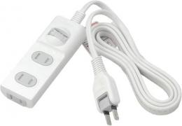ELPA 電源タップ(2m) WBS-T3020B ホワイト