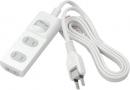 ELPA 電源タップ(2m) WBS-T3020B ホワイト