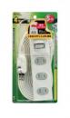 ELPA 電源タップ(3m) WBS-T4050B ホワイト