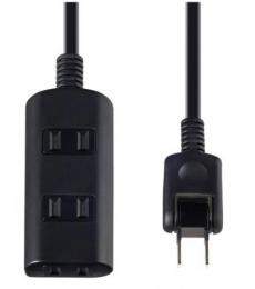 ELPA 電源タップ(2m) WBT-N3020B ブラック