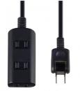 ELPA 電源タップ(5m) WBT-N3050B ブラック