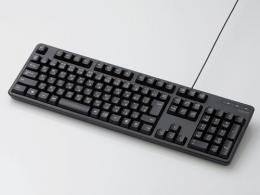 エレコム 有線キーボード TK-FCM104BK ブラック