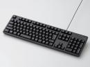 エレコム 有線キーボード TK-FCM104BK ブラック