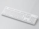 エレコム 有線キーボード TK-FCM104WH ホワイト