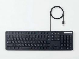 エレコム 有線キーボード TK-FCM108KBK ブラック