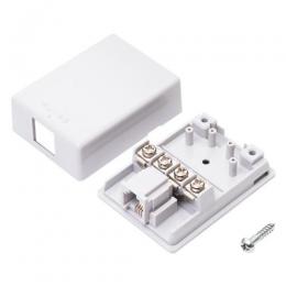ナカバヤシ 電話回線用ローゼット DA-R40/GY