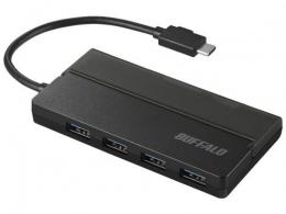 BUFFALO USBハブ BSH4U130C1BK