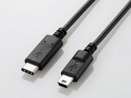 エレコム C to microB USBケーブル(50cm) U2C-CMB05NBK