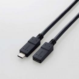 エレコム Type-C USB延長ケーブル(1m) USB3-ECC10BK