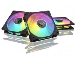 ASUS ケースファン TR120 FAN ARGB REVERSE BL 3IN1