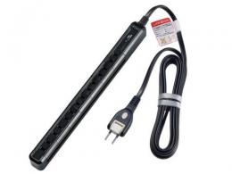 エルパ 電源タップ(2m 7個口) WBS-SL702SB ブラック