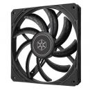 SilverStone ケースファン Air Slimmer 140 ブラック