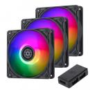 SilverStone ケースファン VISTA 120 ARGB ブラック/半透明