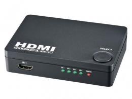 オーム電機 HDMIセレクター AV-S04S ブラック
