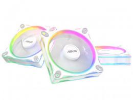 ASUS ケースファン MR120 REVERSE ARGB FAN 3IN1 ホワイト