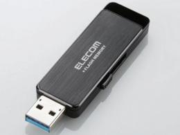 エレコム ハードウェア暗号化USBメモリ MF-ENU3A04GBK 4GB