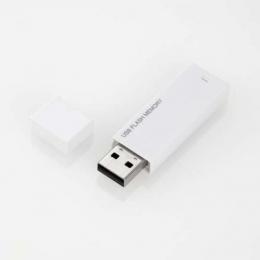 エレコム USBメモリ MF-MSU2B64GWH 64GB
