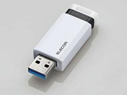 エレコム USBメモリ MF-PKU3128GWH 128GB