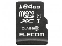 エレコム microSD MF-MSD064GC10R