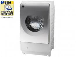 SHARP ドラム式洗濯乾燥機 ES-X12C 右開き クリスタルシルバー 開梱無料!