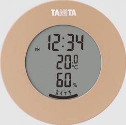 タニタ デジタル温湿度計 TT-585 ライトブラウン
