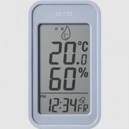 タニタ デジタル温湿度計 TT-589 ブルーグレー